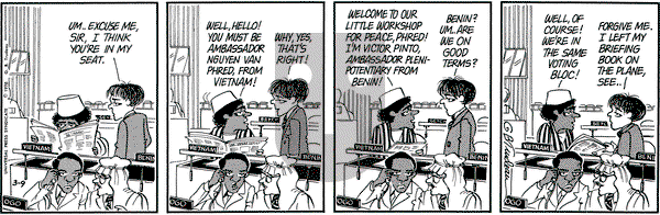 Doonesbury on Thursday March 9, 1978 Comic Strip
