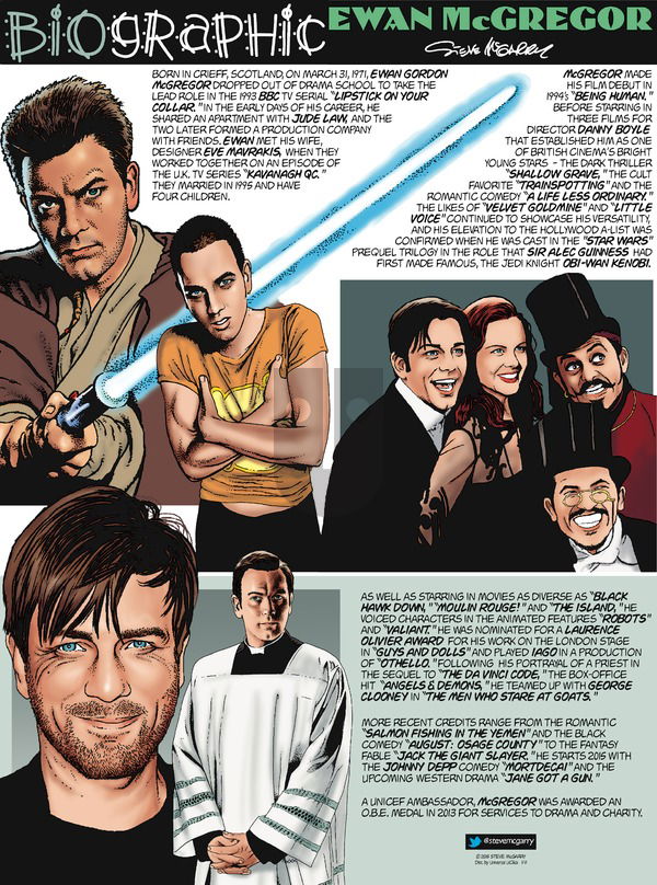 Biographic on Sunday January 11, 2015 Comic Strip