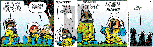 Over the Hedge on Thursday April 2, 2020 Comic Strip