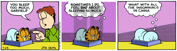 Garfield on Monday July 23, 1984 Comic Strip