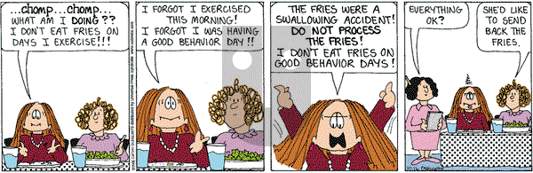 Cathy Classics on Thursday January 9, 2003 Comic Strip