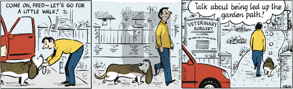 Fred Basset on Monday May 7, 2012 Comic Strip