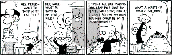 FoxTrot on Monday October 28, 1996 Comic Strip