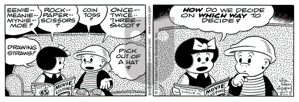 Nancy on Thursday July 5, 2007 Comic Strip
