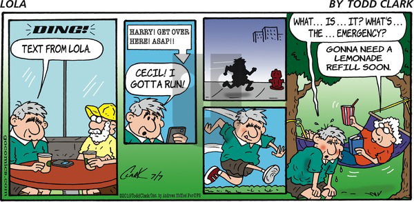 Lola on Sunday July 7, 2019 Comic Strip