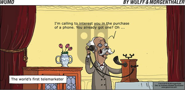 WuMo on Sunday July 8, 2018 Comic Strip