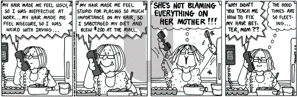 Cathy Classics on Saturday May 8, 1993 Comic Strip