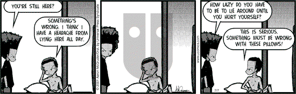 The Boondocks on Friday February 7, 2014 Comic Strip