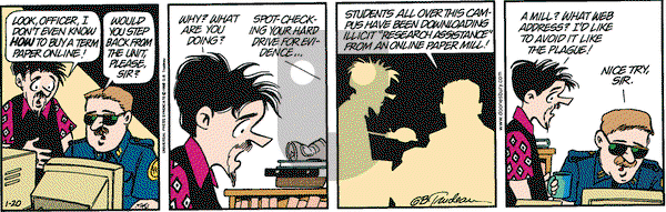 Doonesbury on Wednesday January 20, 1999 Comic Strip