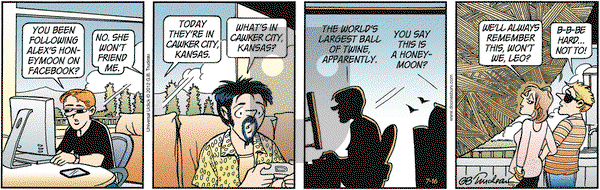 Doonesbury - Monday July 16, 2012 Comic Strip