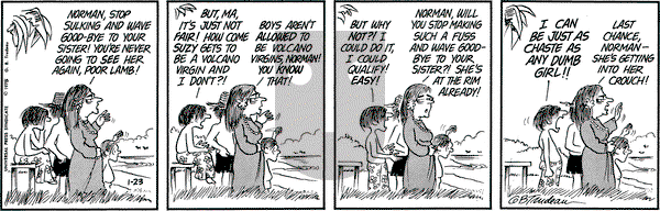 Doonesbury on Thursday January 23, 1975 Comic Strip