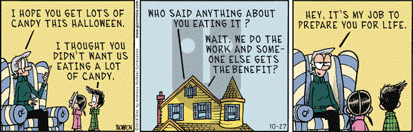 Grand Avenue on Saturday October 27, 2018 Comic Strip