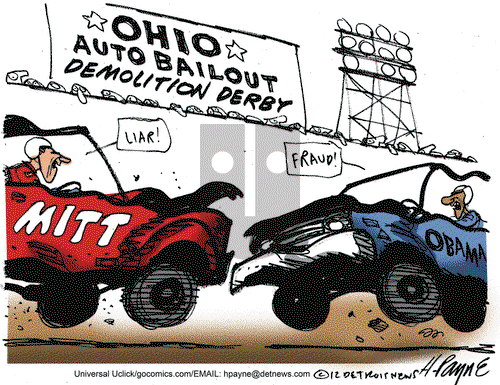 Henry Payne on Friday November 2, 2012 Comic Strip