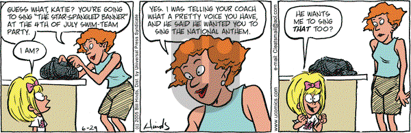 Cleats on Wednesday June 29, 2005 Comic Strip