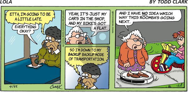 Lola on Sunday April 22, 2012 Comic Strip