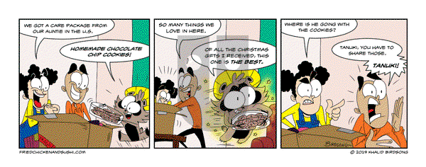Little Fried Chicken and Sushi on Wednesday February 19, 2025 Comic Strip