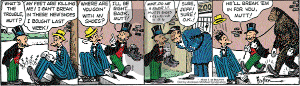 Mutt & Jeff - Monday November 4, 2024 Comic Strip