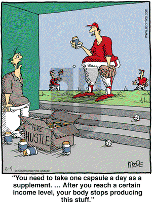 In the Bleachers on Wednesday March 9, 2005 Comic Strip