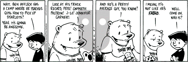 Big Top on Tuesday February 1, 2005 Comic Strip
