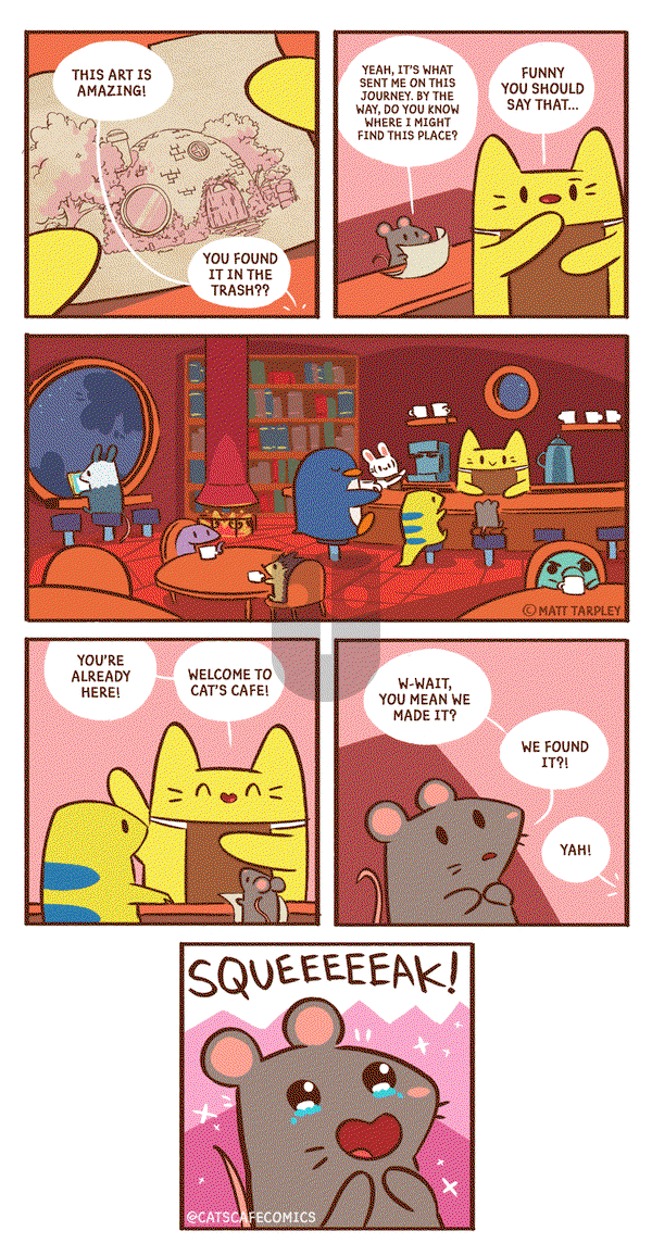 Cat's Cafe - Monday April 5, 2021 Comic Strip