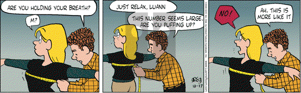 Luann on Friday October 17, 2008 Comic Strip