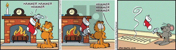 Garfield on Wednesday December 14, 2016 Comic Strip