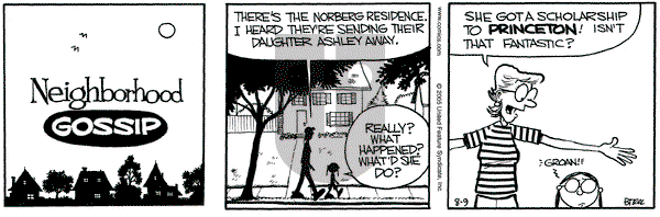 Grand Avenue on Tuesday August 9, 2005 Comic Strip