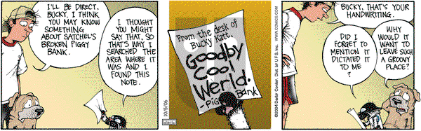 Get Fuzzy on Thursday October 5, 2006 Comic Strip