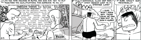 Alley Oop on Friday September 20, 2002 Comic Strip