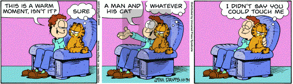 Garfield on Monday October 31, 2005 Comic Strip