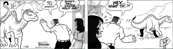 Alley Oop on Saturday January 22, 2005 Comic Strip