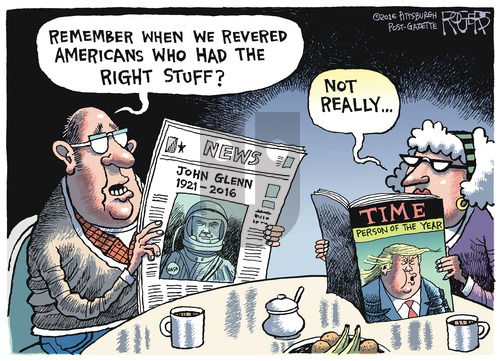 Rob Rogers on Sunday December 11, 2016 Comic Strip