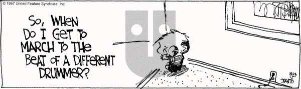 The Buckets on Saturday August 23, 1997 Comic Strip