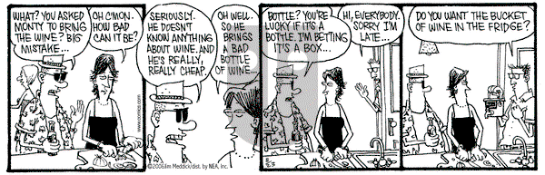 Monty on Wednesday August 23, 2006 Comic Strip