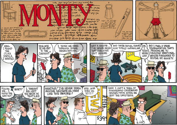 Monty on Sunday October 7, 2012 Comic Strip