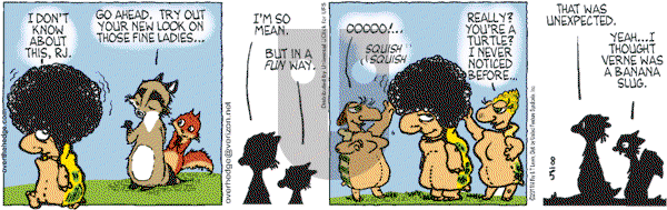 Over the Hedge on Friday August 5, 2011 Comic Strip