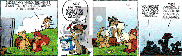 Over the Hedge on Tuesday July 2, 2019 Comic Strip