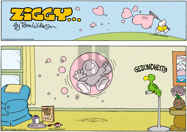 Ziggy - Sunday March 5, 2000 Comic Strip