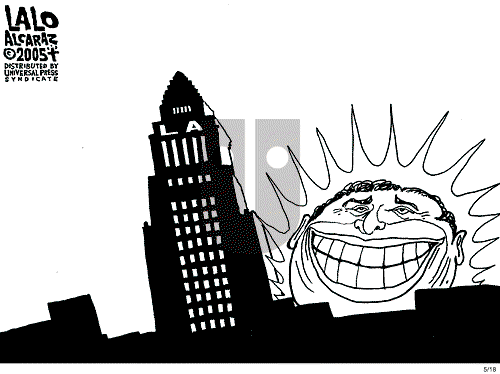 Lalo Alcaraz on Wednesday May 18, 2005 Comic Strip