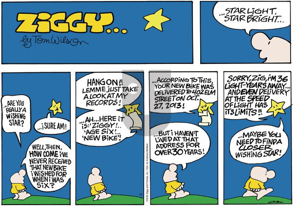 Ziggy on Sunday September 2, 2018 Comic Strip