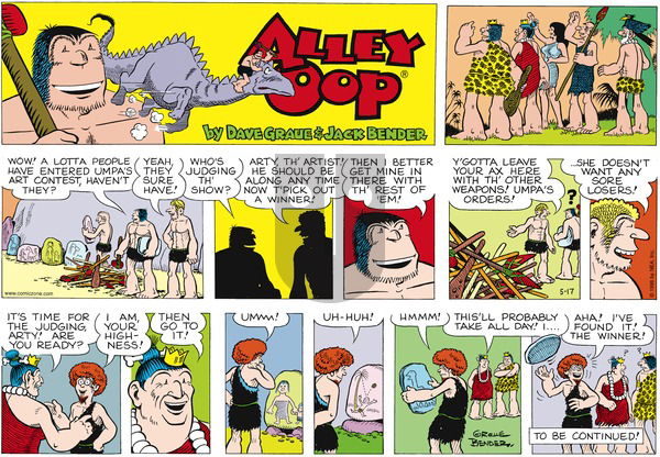 Alley Oop on Friday July 3, 1998 Comic Strip