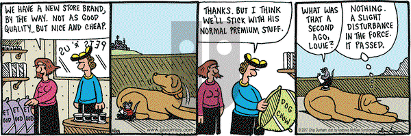 Overboard on Wednesday November 29, 2017 Comic Strip