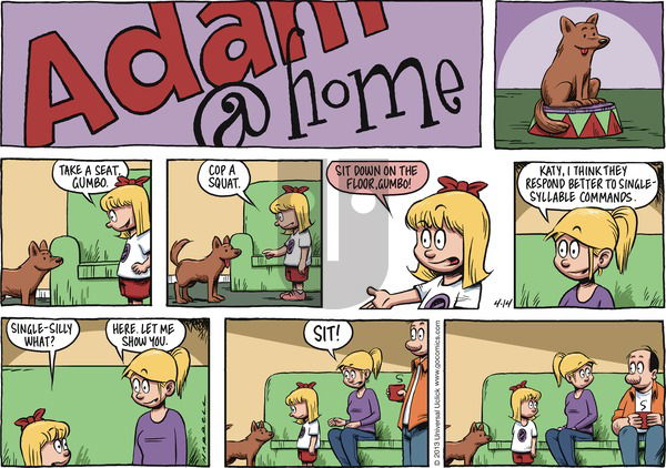 Adam@Home on Sunday April 14, 2013 Comic Strip