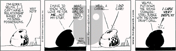 Over the Hedge on Friday April 24, 1998 Comic Strip