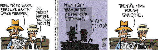 La Cucaracha on Thursday November 18, 2010 Comic Strip