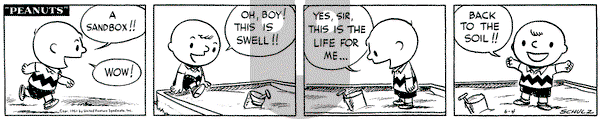 Peanuts on Monday June 4, 1951 Comic Strip