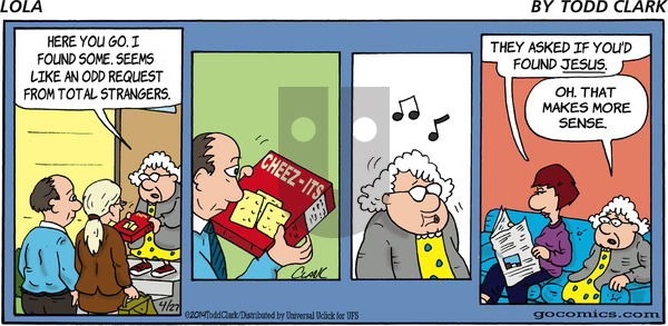 Lola on Sunday April 27, 2014 Comic Strip