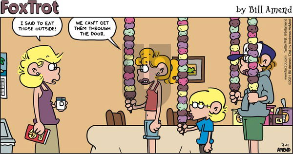 FoxTrot on Sunday July 11, 2021 Comic Strip