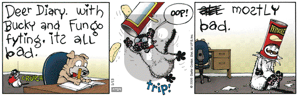 Get Fuzzy on Thursday January 13, 2005 Comic Strip