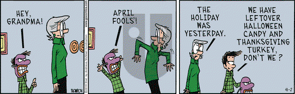 Grand Avenue on Tuesday April 2, 2019 Comic Strip